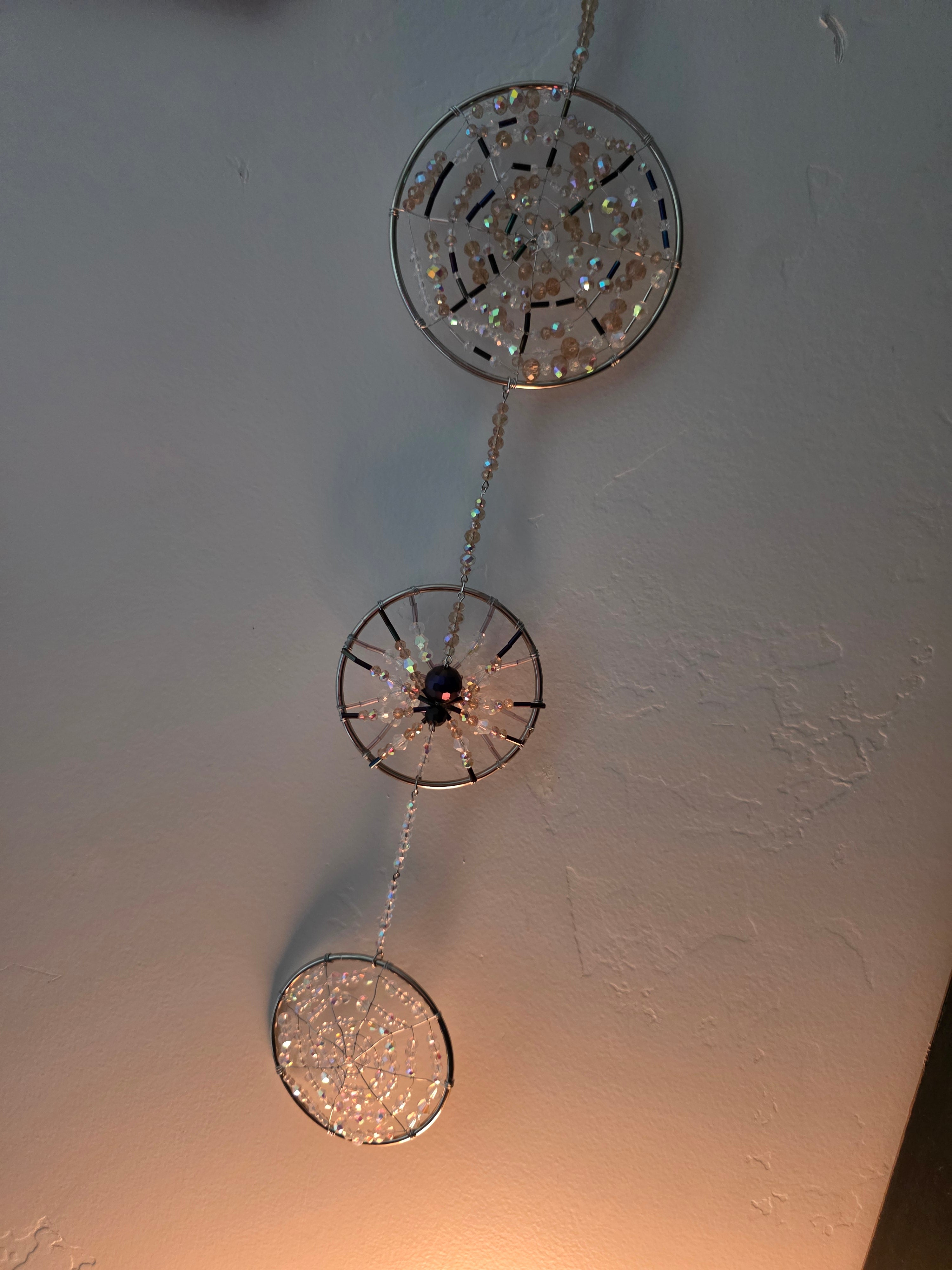 Handmade Spider Web Suncatchers