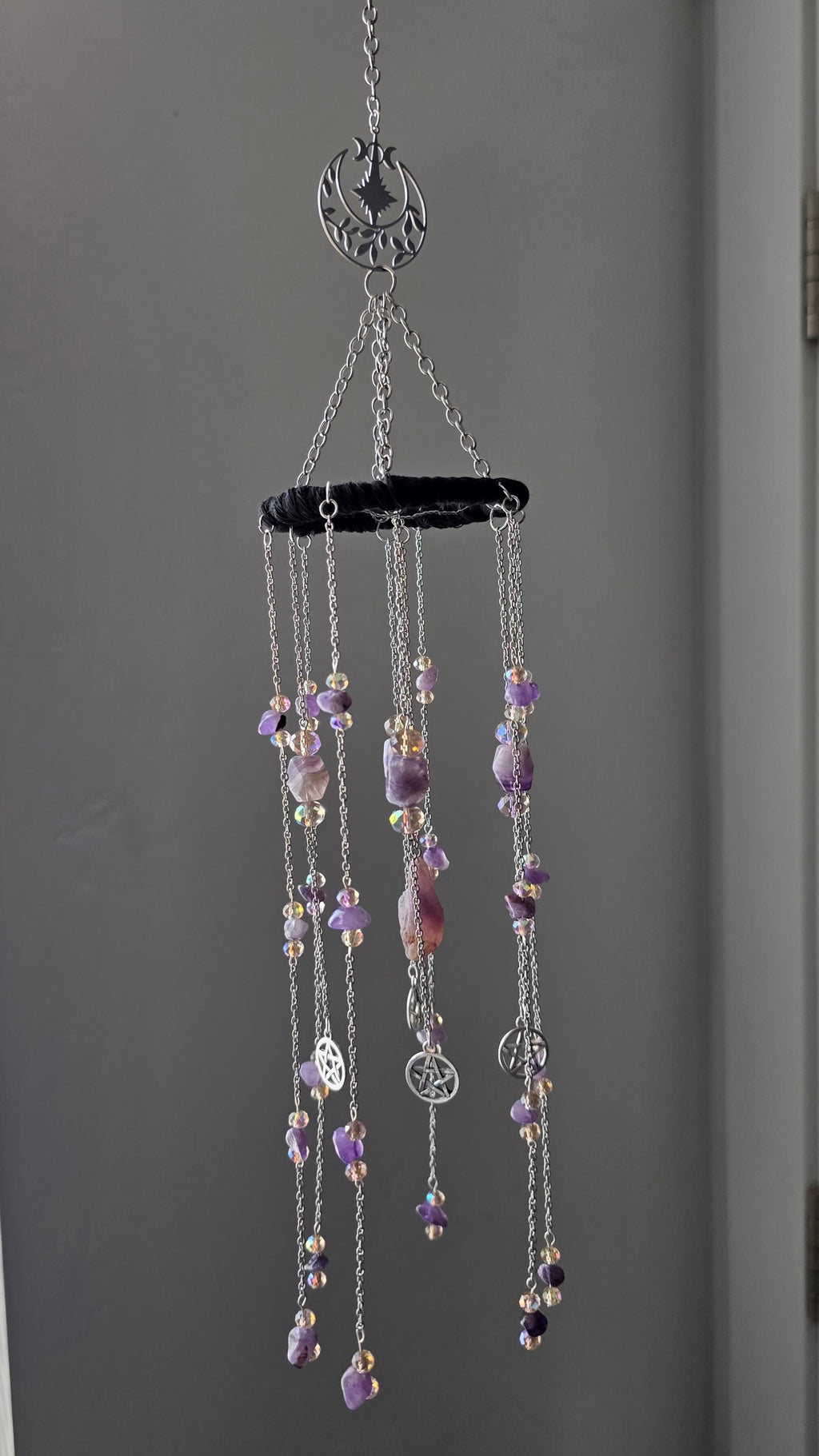 Amethyst Crystal Suncatcher