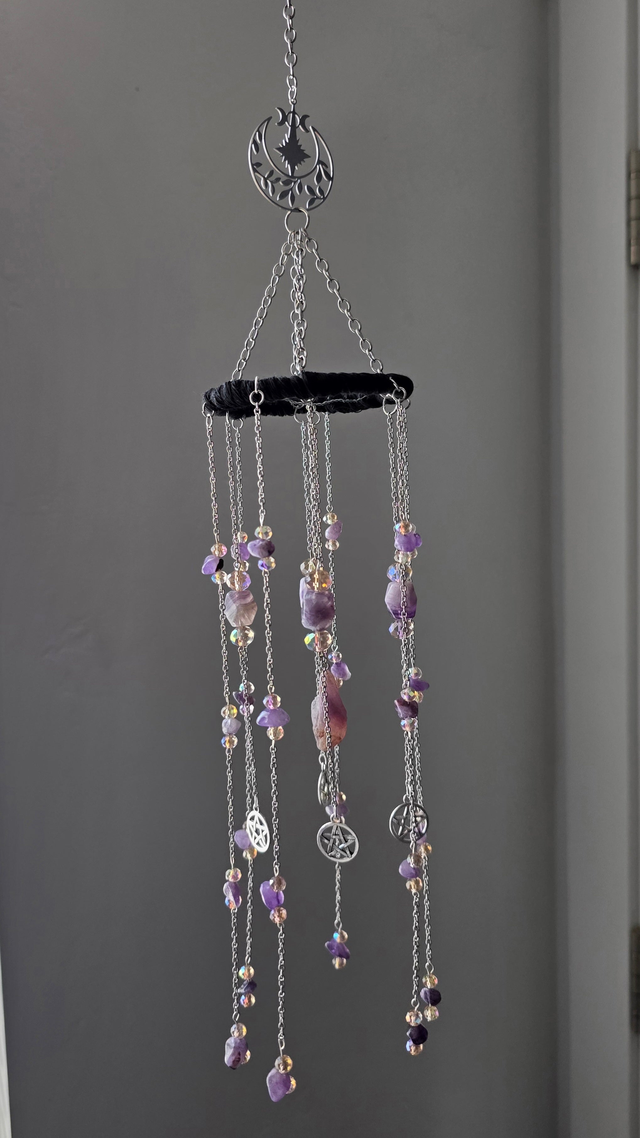 Amethyst Crystal Suncatcher