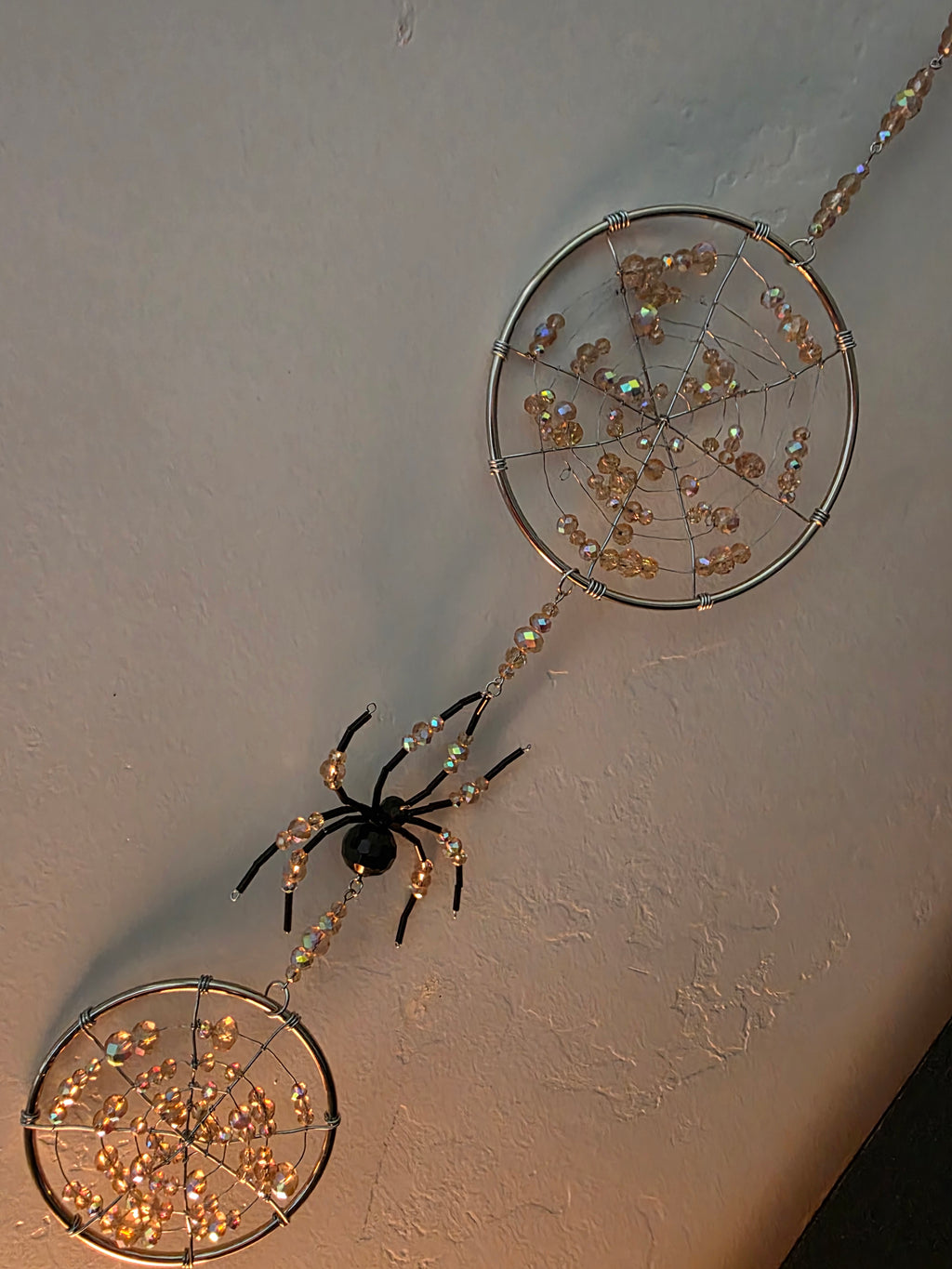 Handmade Spider Web Suncatchers