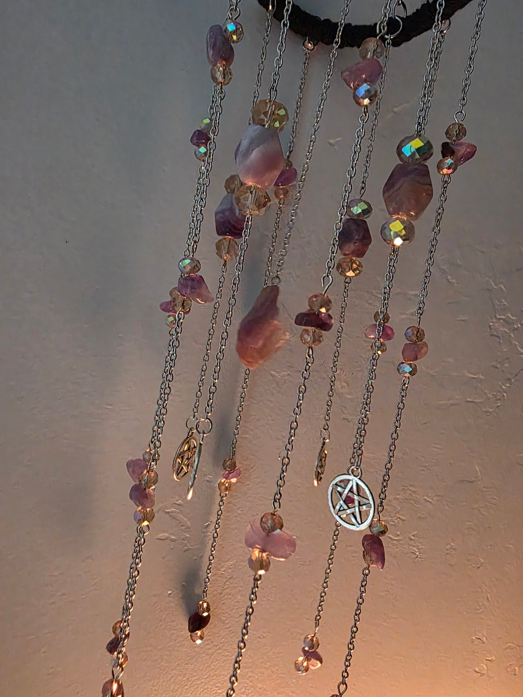 Amethyst Crystal Suncatcher