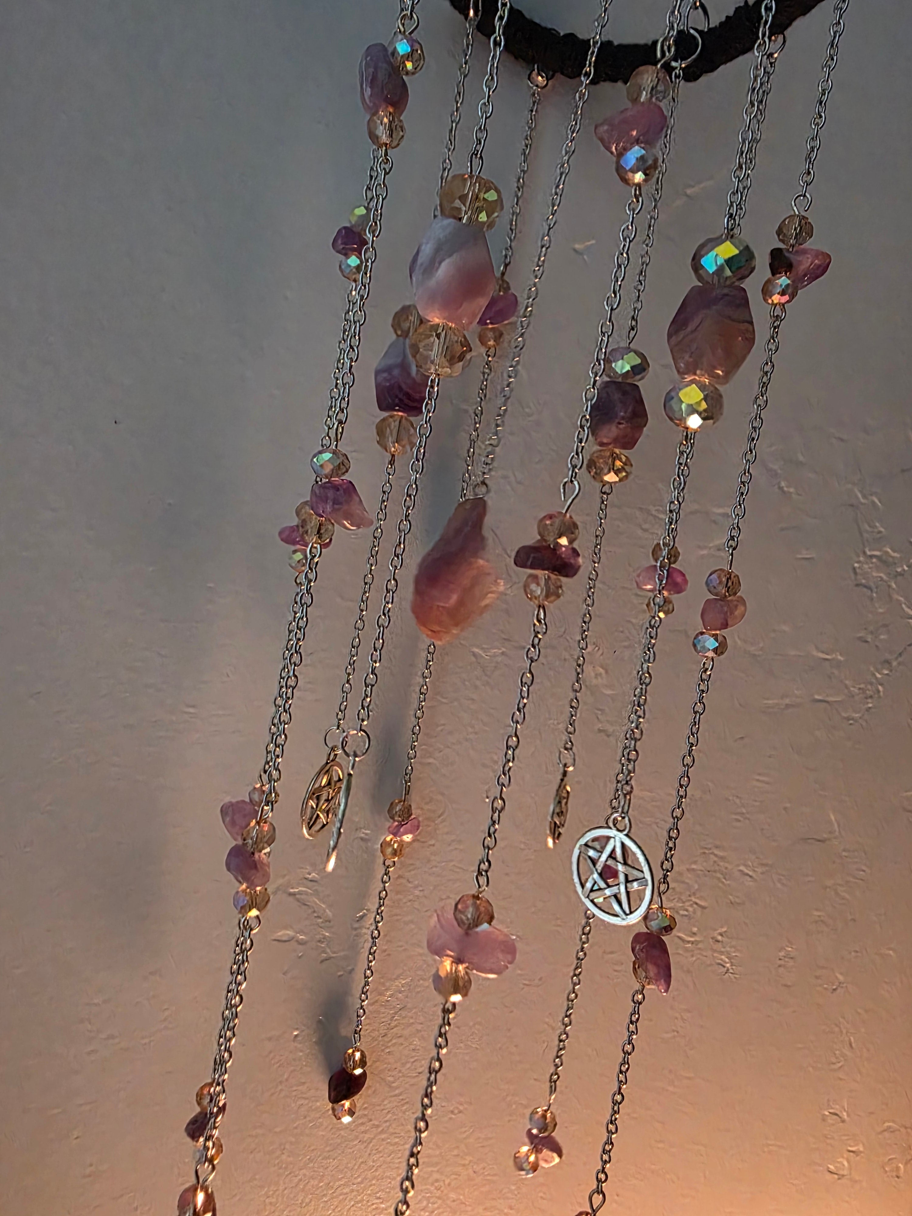 Amethyst Crystal Suncatcher