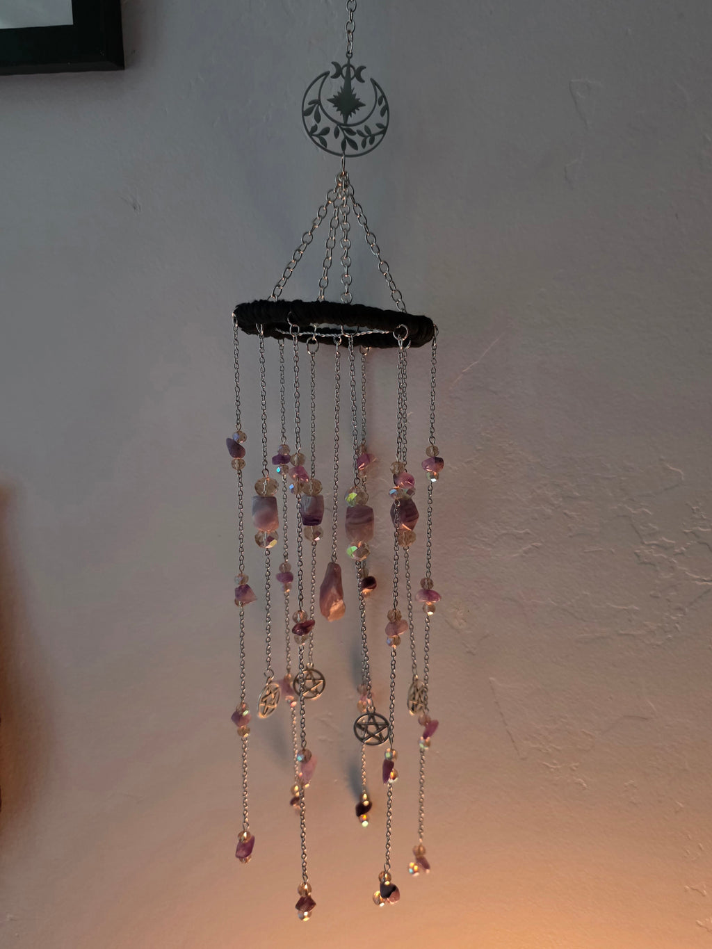 Amethyst Crystal Suncatcher