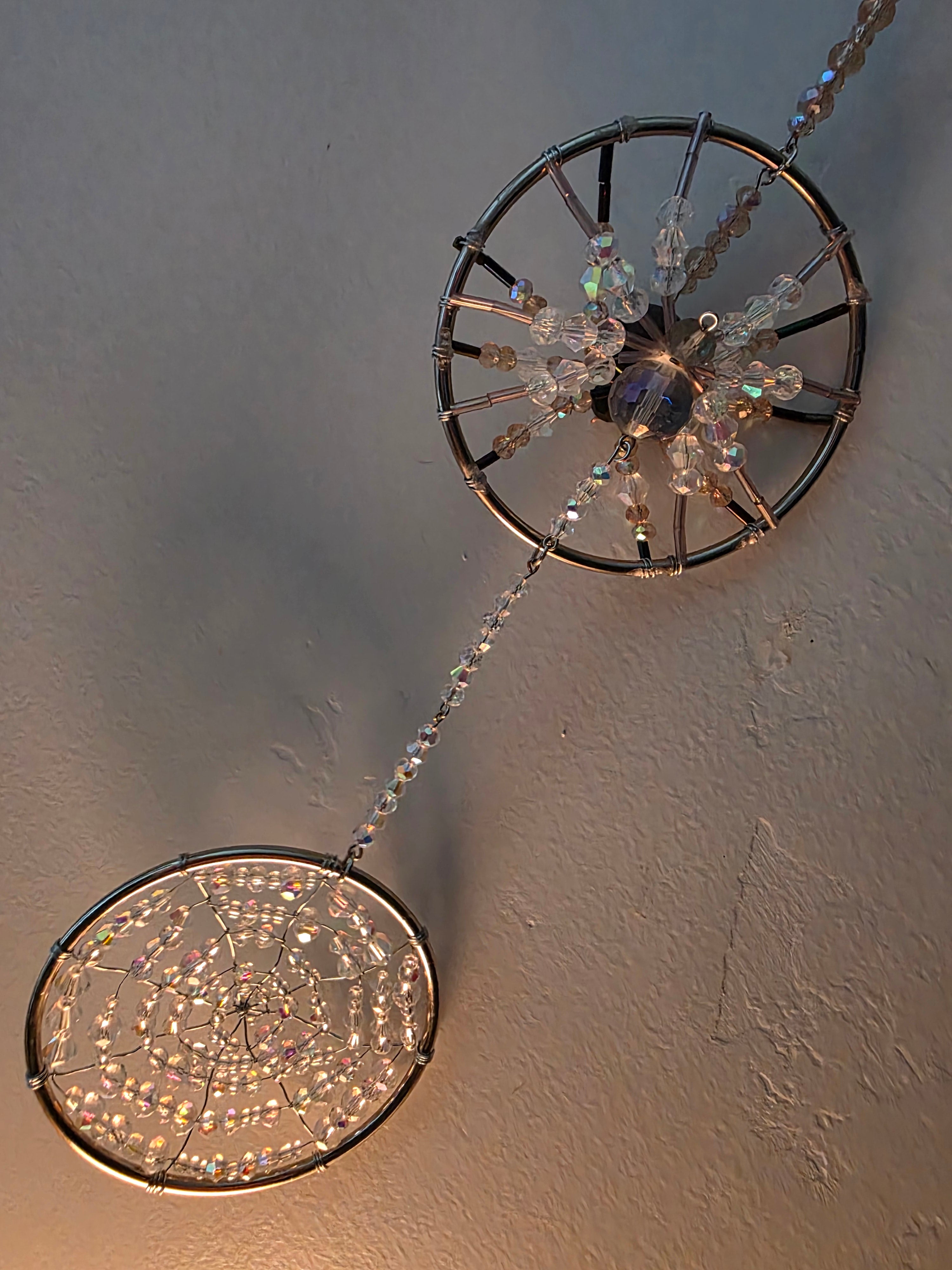 Handmade Spider Web Suncatchers