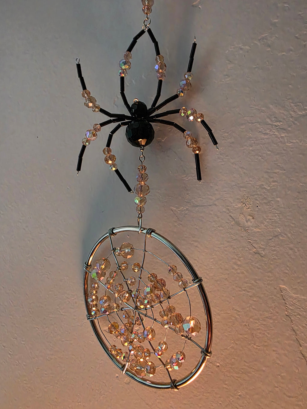 Handmade Spider Web Suncatchers